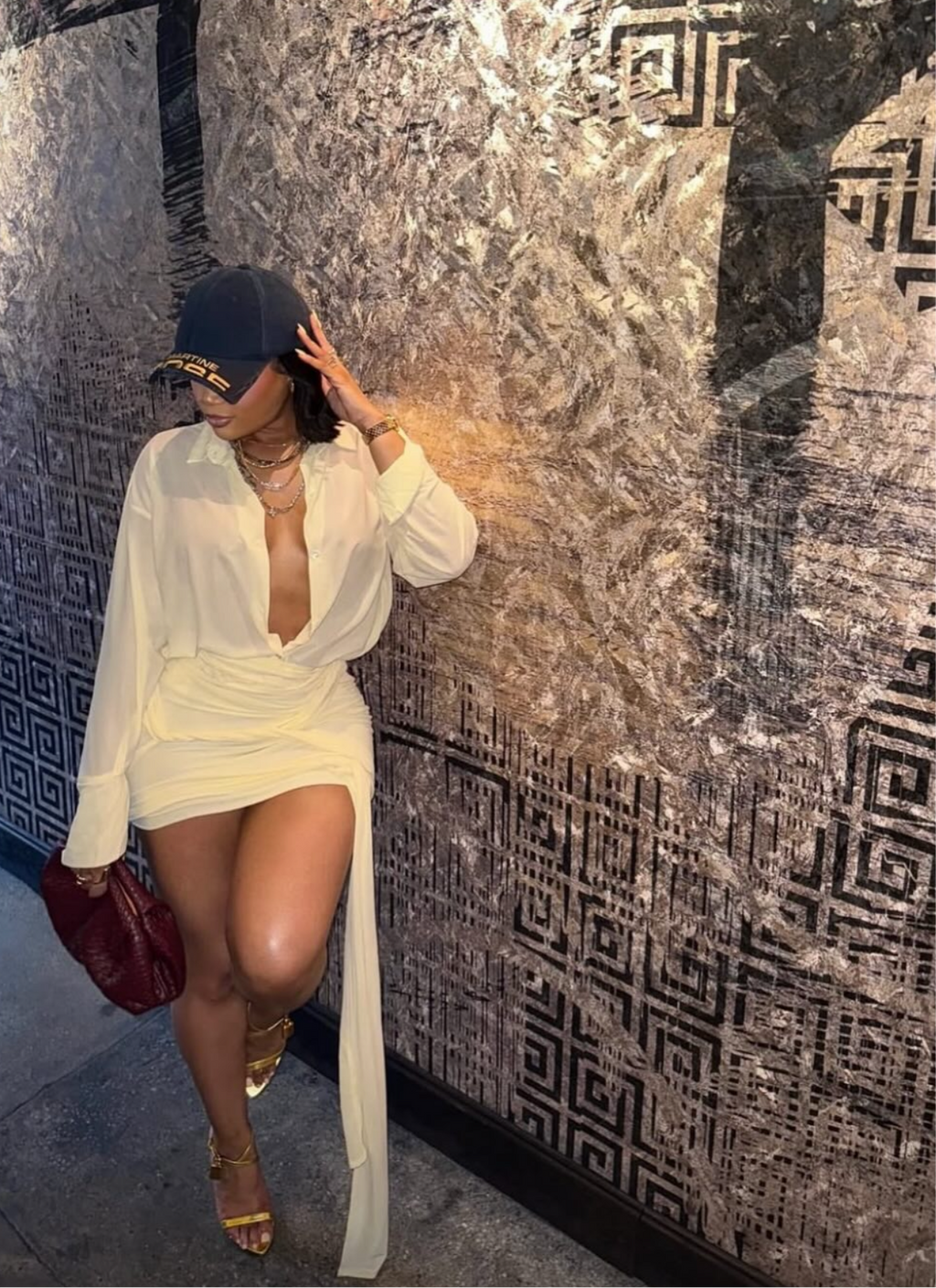 “Lemon Drop” Drape Shirt Dress