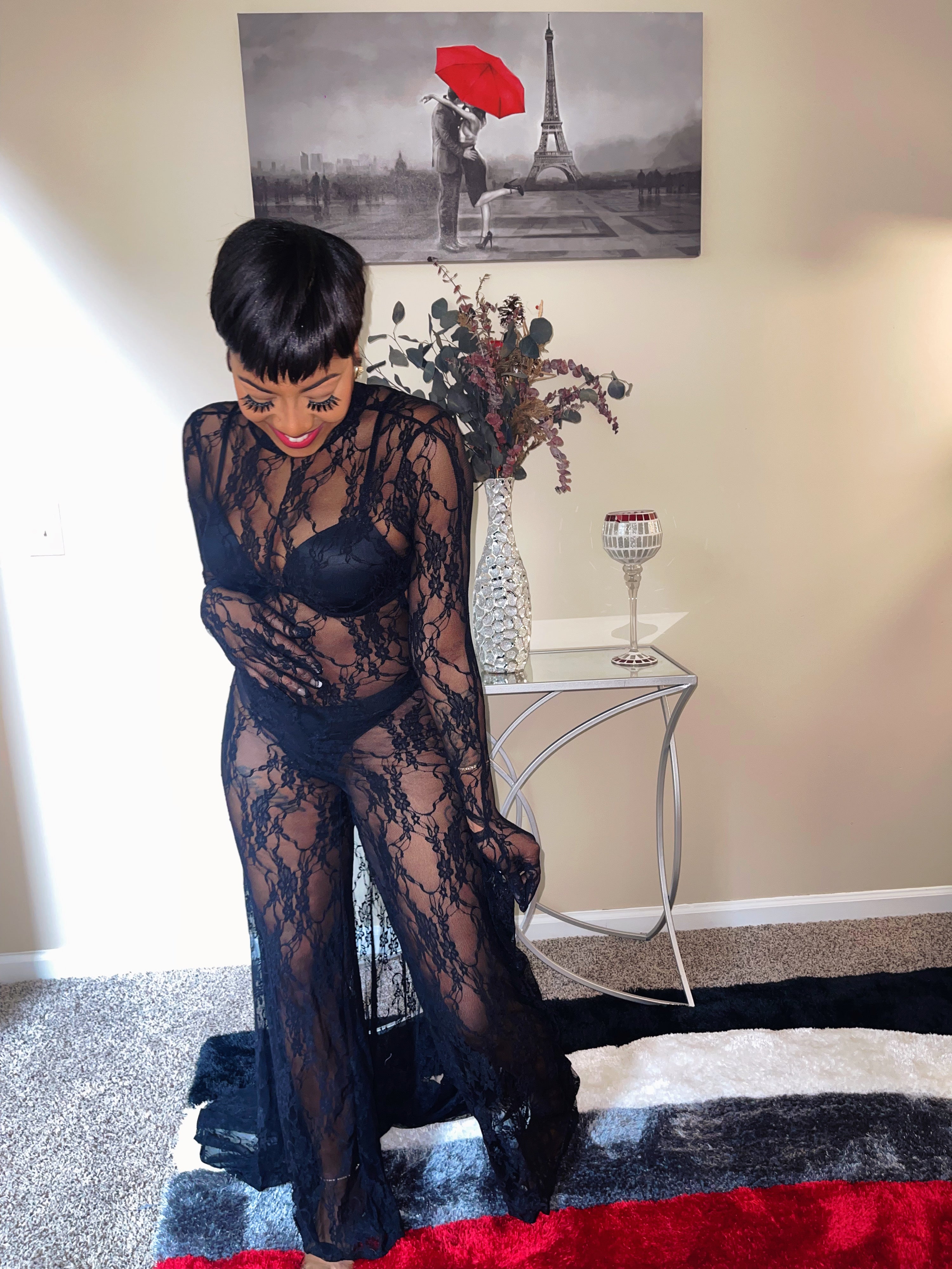 “Fatal Attraction” Lace Jumpsuit