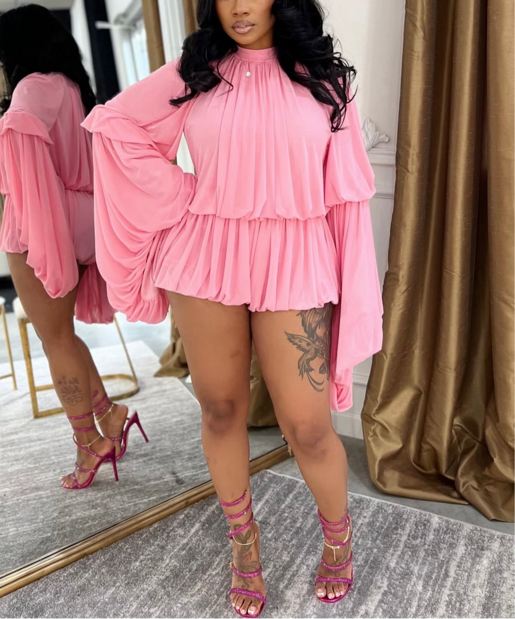 “Material Girl” Mesh Romper