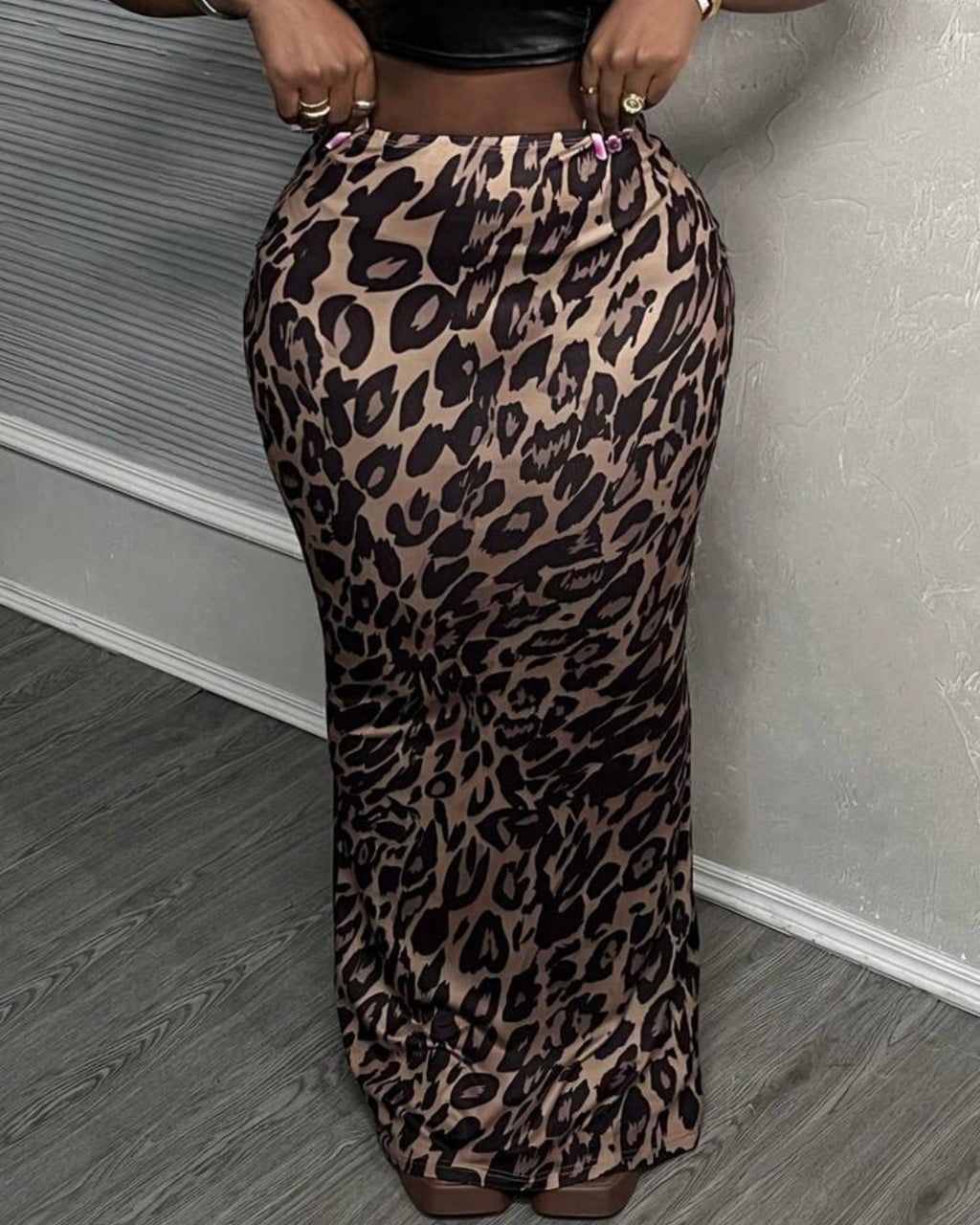 “Spot On” Leopard Maxi Skirt
