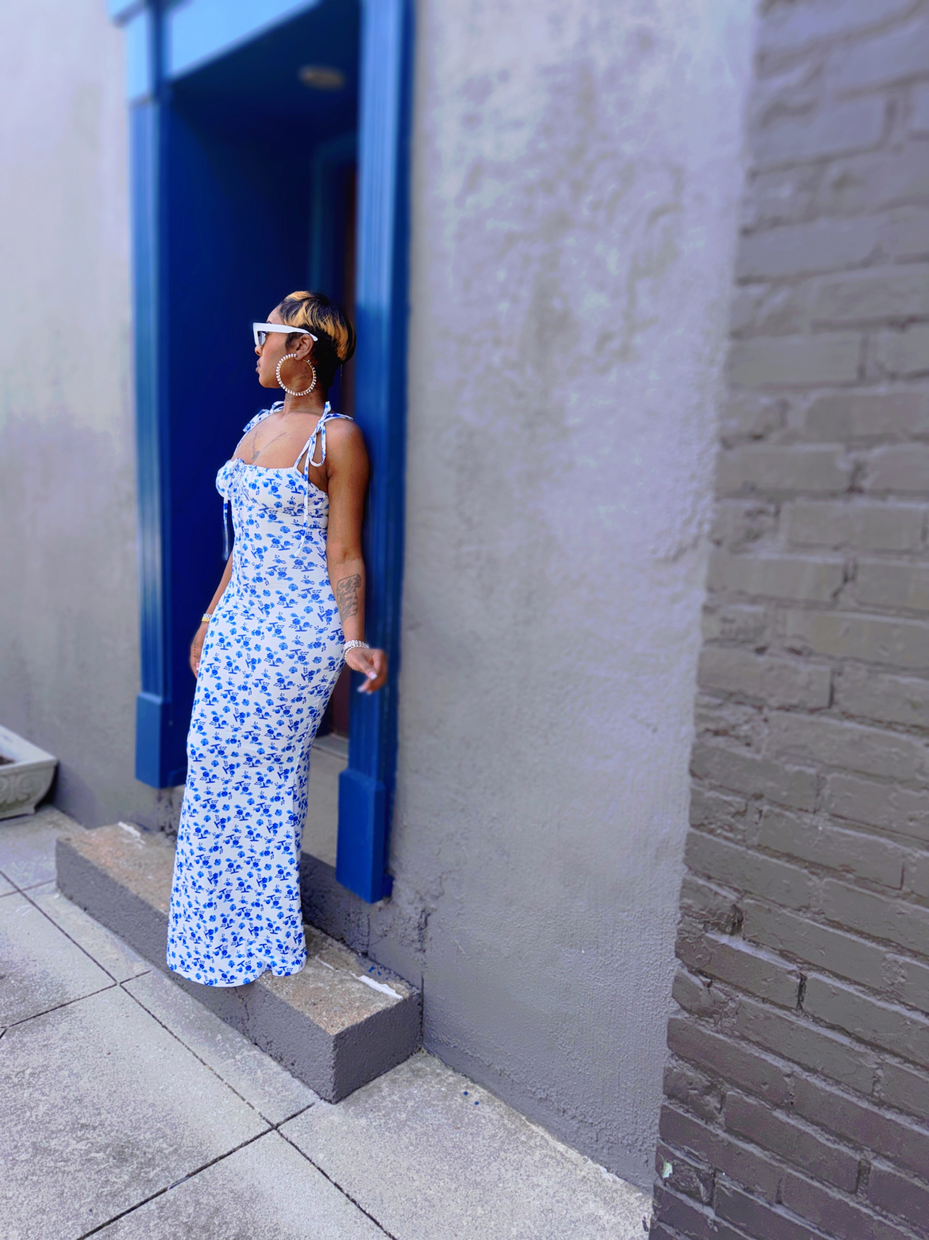 “Island Bloom” Maxi Dress