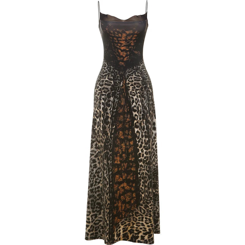 “ Wild Side” Leopard Maxi Dress