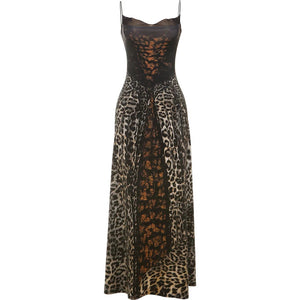 “ Wild Side” Leopard Maxi Dress