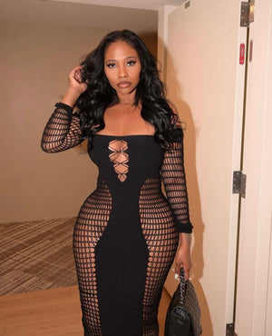 “Whatever She Wants” Bodystocking Dress