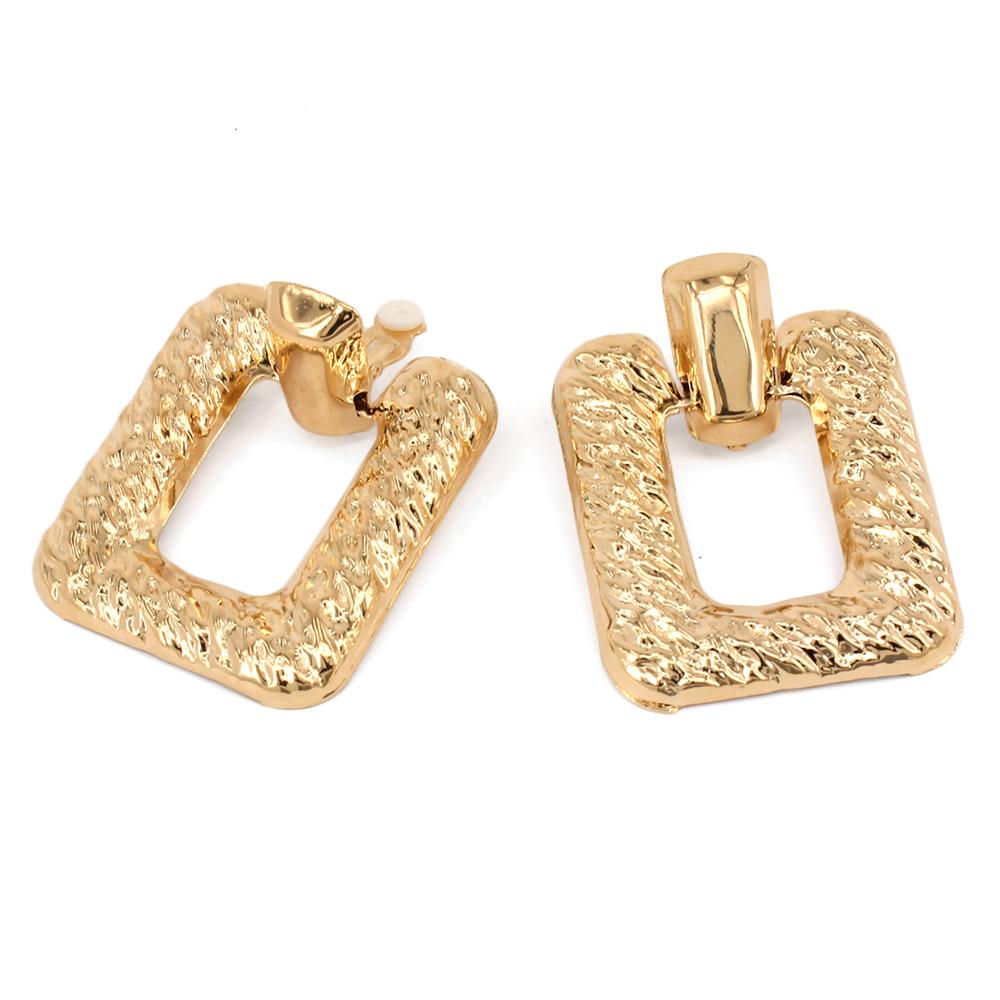 "Style & Grace" Clip On Earrings (Gold)