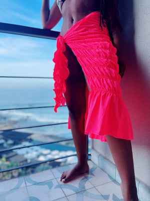 “Beach Views” Wrap Around Skirt