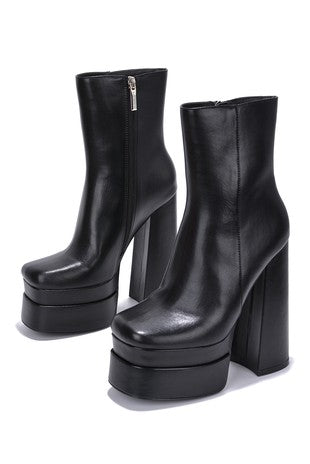 "Perfect Black Bootie" Ankle Boot