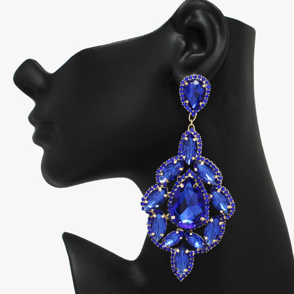 “Nights in Dubai” Rhinestone Earrings